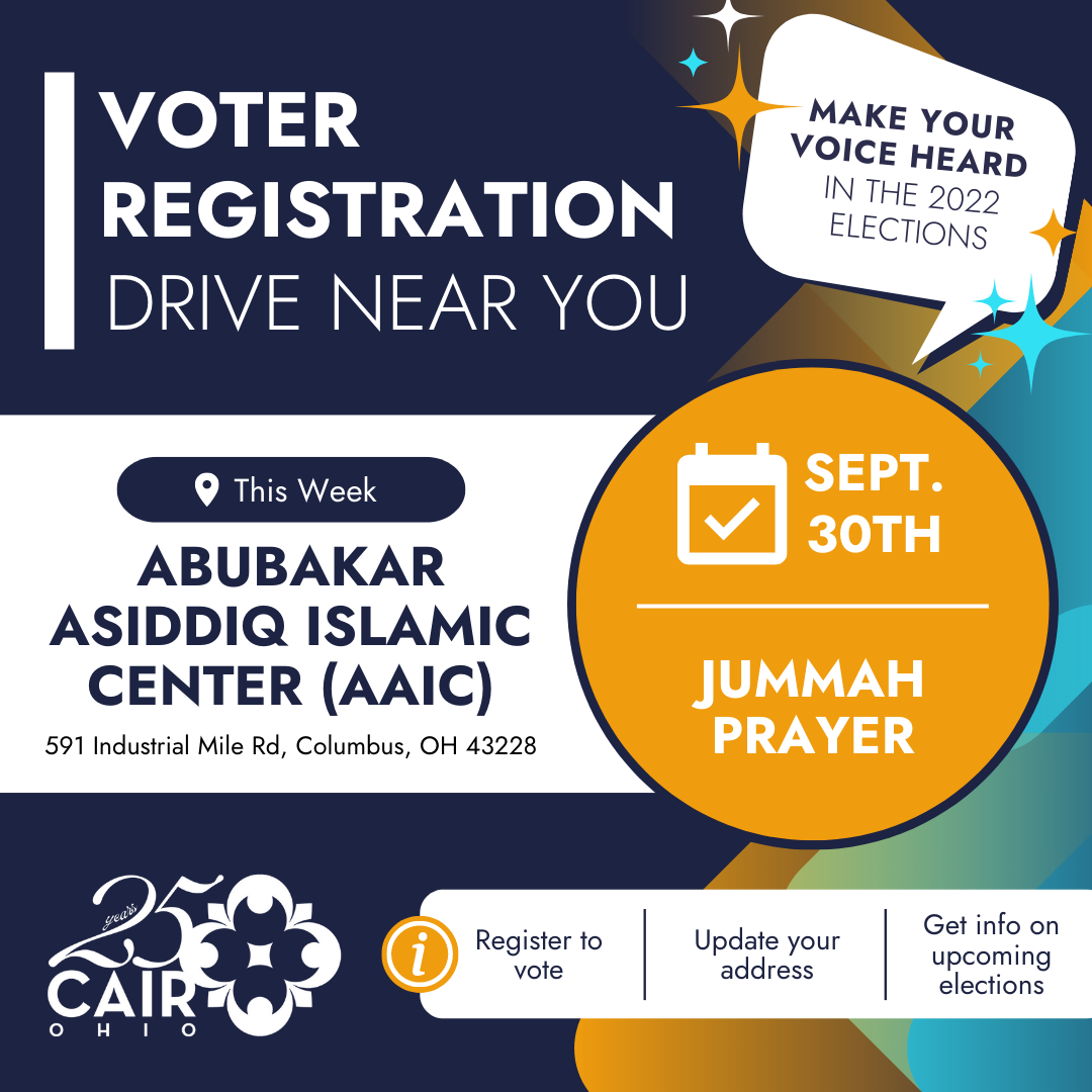 Make Your Voice Heard Register to Vote at AAIC CAIROhio